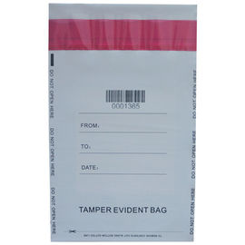 Plastic Security Custom Logo Tamper Evident Seal Bag For Courier Packaging