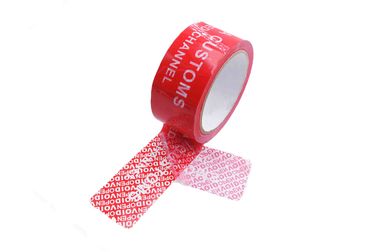 Self Adhesive Tamper Evident Tape Void Warranty Security Sealing Tape