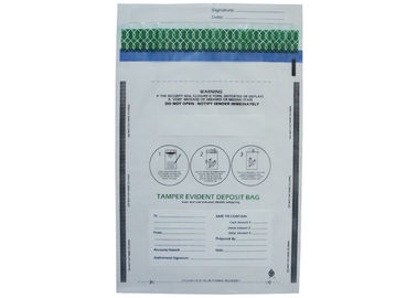 Custom Design Tamper Evident Bag Plastic Bank Deposit Bag Tamper Proof Security Bag