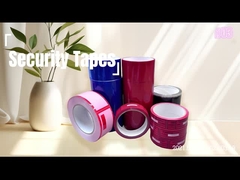 Αξιόπιστη κόκκινη ταινία προστασίας από παραβίαση για εξαιρετικά ασφαλή προστασία προϊόντων